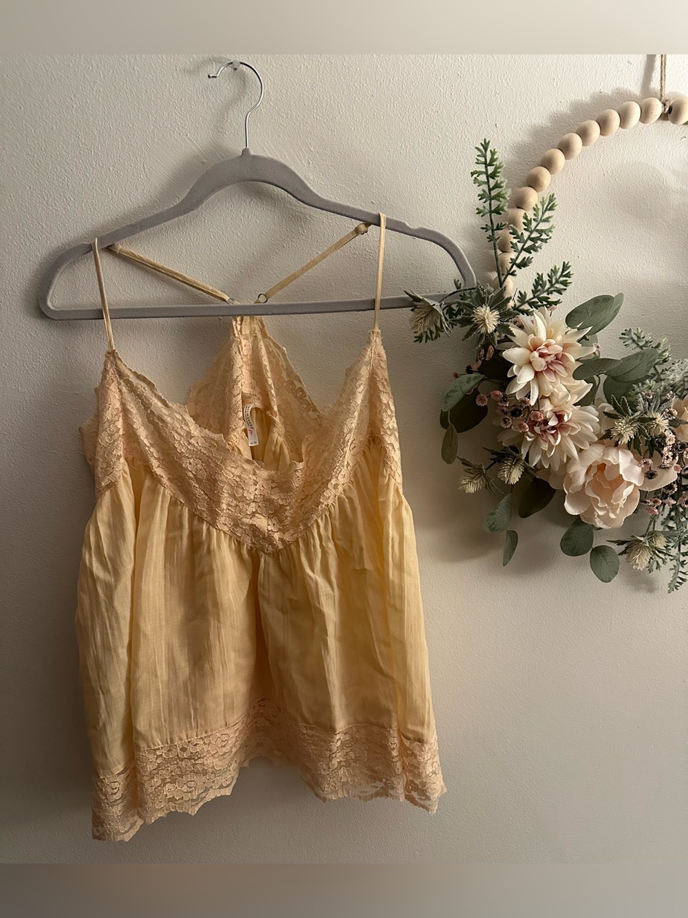 NWT Free People Fiona Cami in Angel Oats - Picture 7 of 12